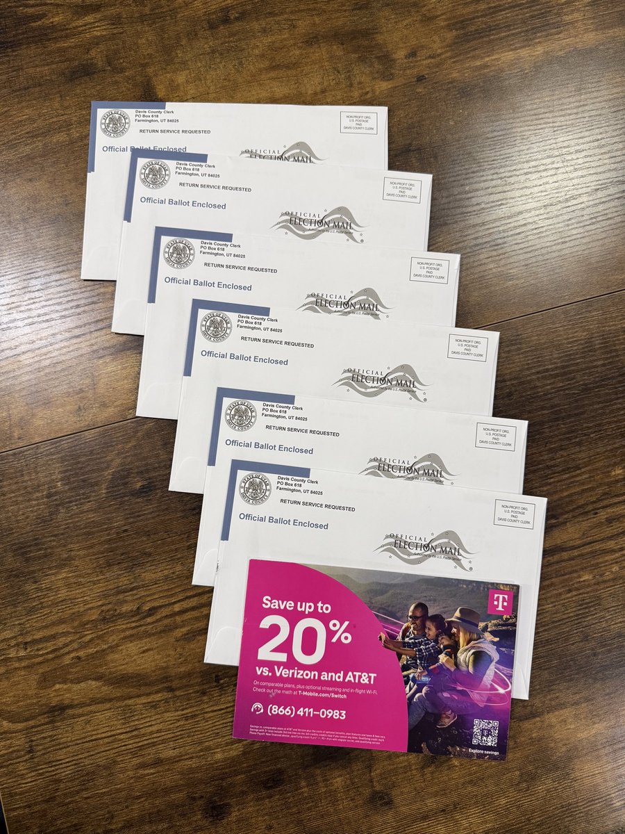 Ballot harvesting is coming along nicely.
