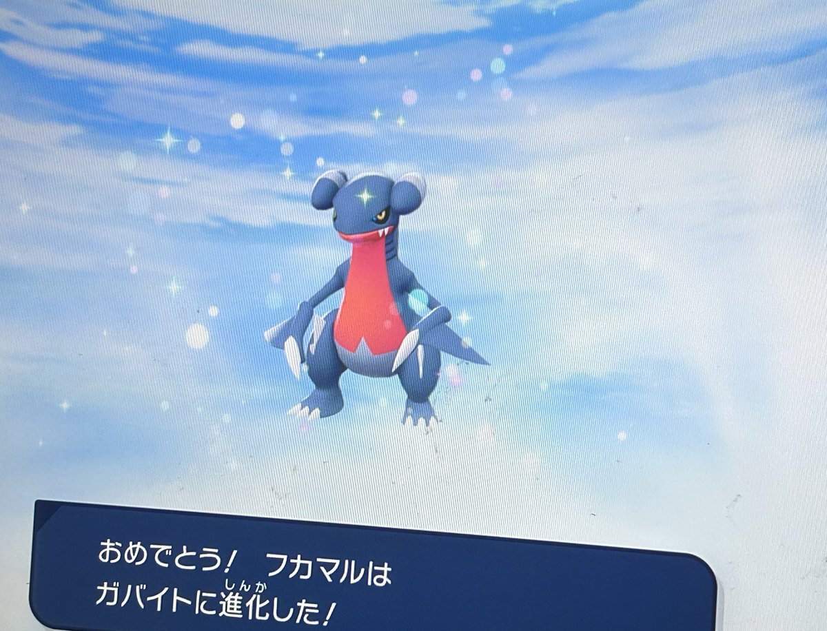 オヤブンから逃げ回りながらなんとかフカマルゲットし、即進化☺️
ドラゴン族大好き💕
#ポケモンレジェンズZA