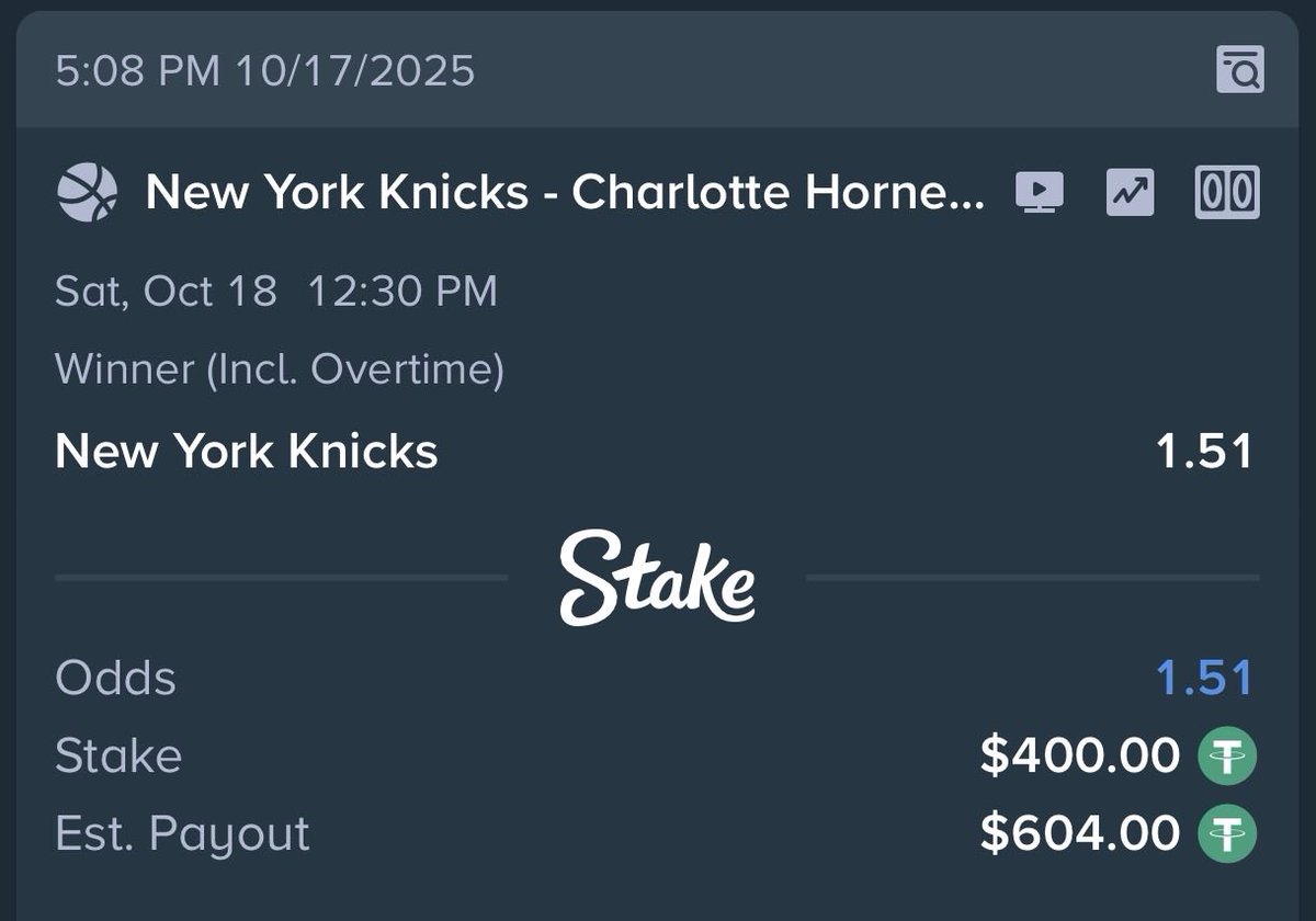 who you got winning? i got the Knicks winning tonight