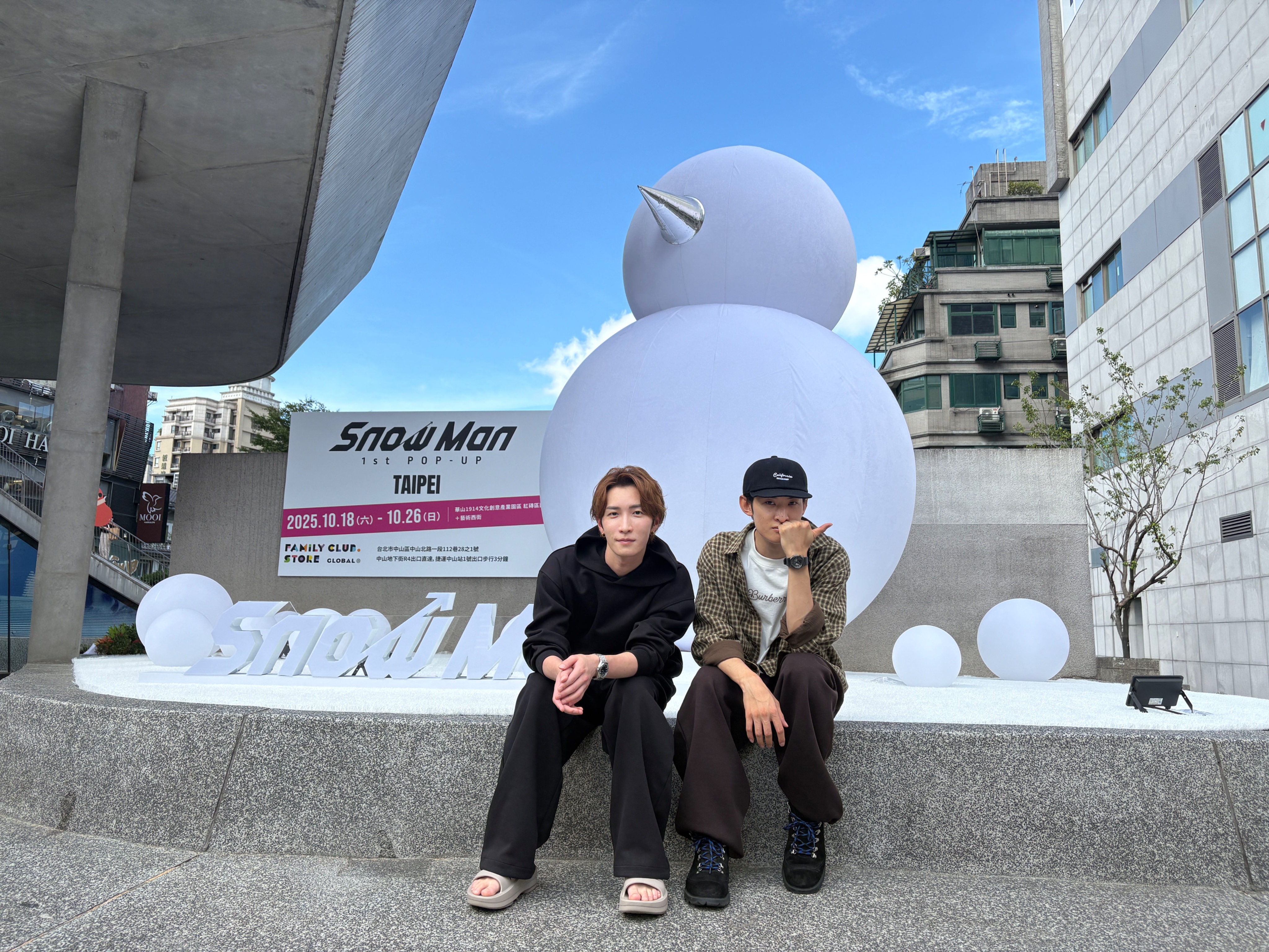 Man 1st POP-UP ポップアップ 台北 TAIPEI snowman1stpopup