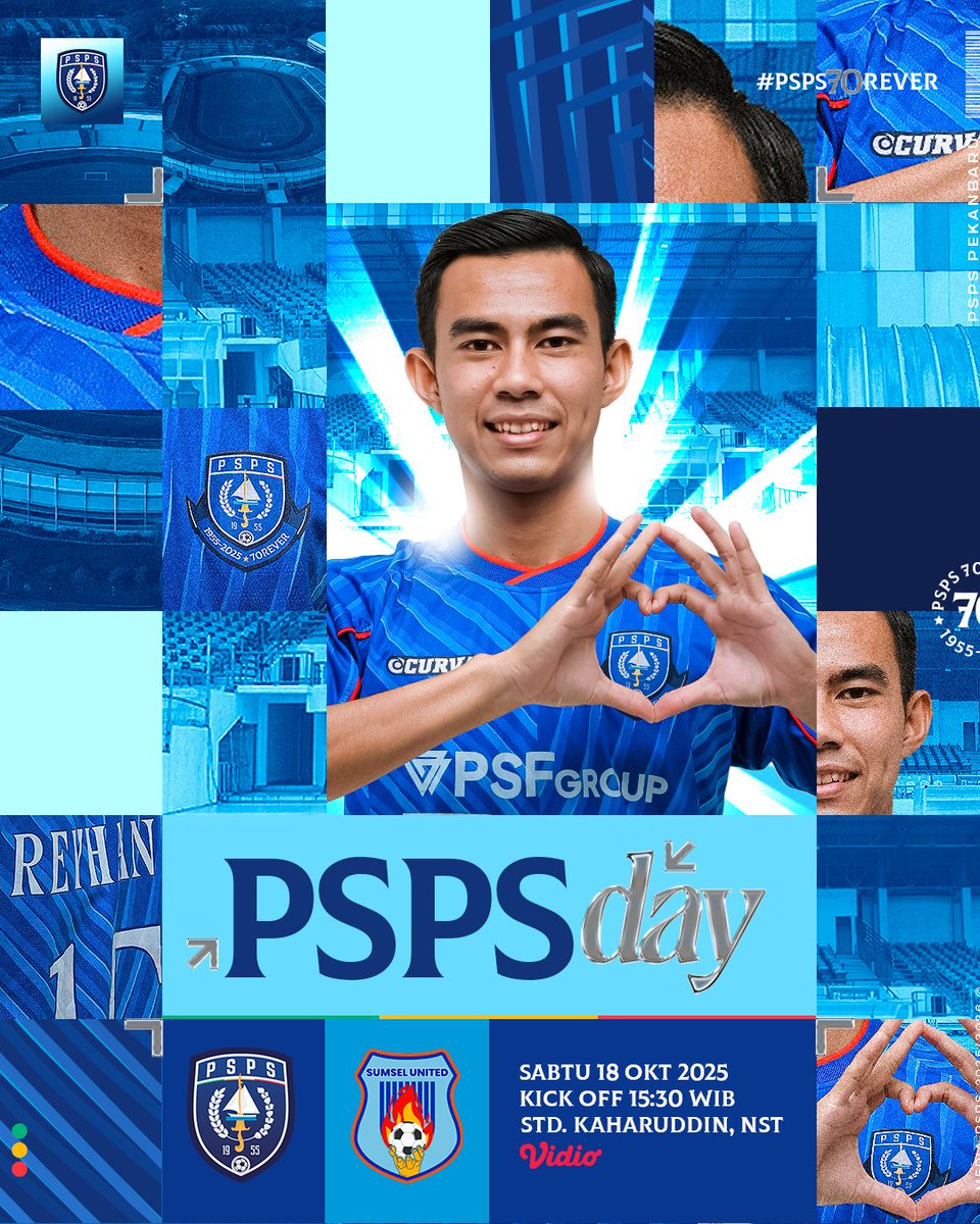 pspspekanbaru_'s tweet photo. HARI INI KITA HANYA UNTUK PSPS
#PSPSDAY #HARINYAPSPS
β½οΈ PSPS Pekanbaru vs Sumsel United
π @liga2match
π
Β Sabtu, 18 Oktober 2025
β°οΈ 15.30 WIB
π Stadion Kaharuddin Nasution
#PSPS #PSPSPekanbaru #AskarBertuah https://t.co/Wm6gF2G6C3