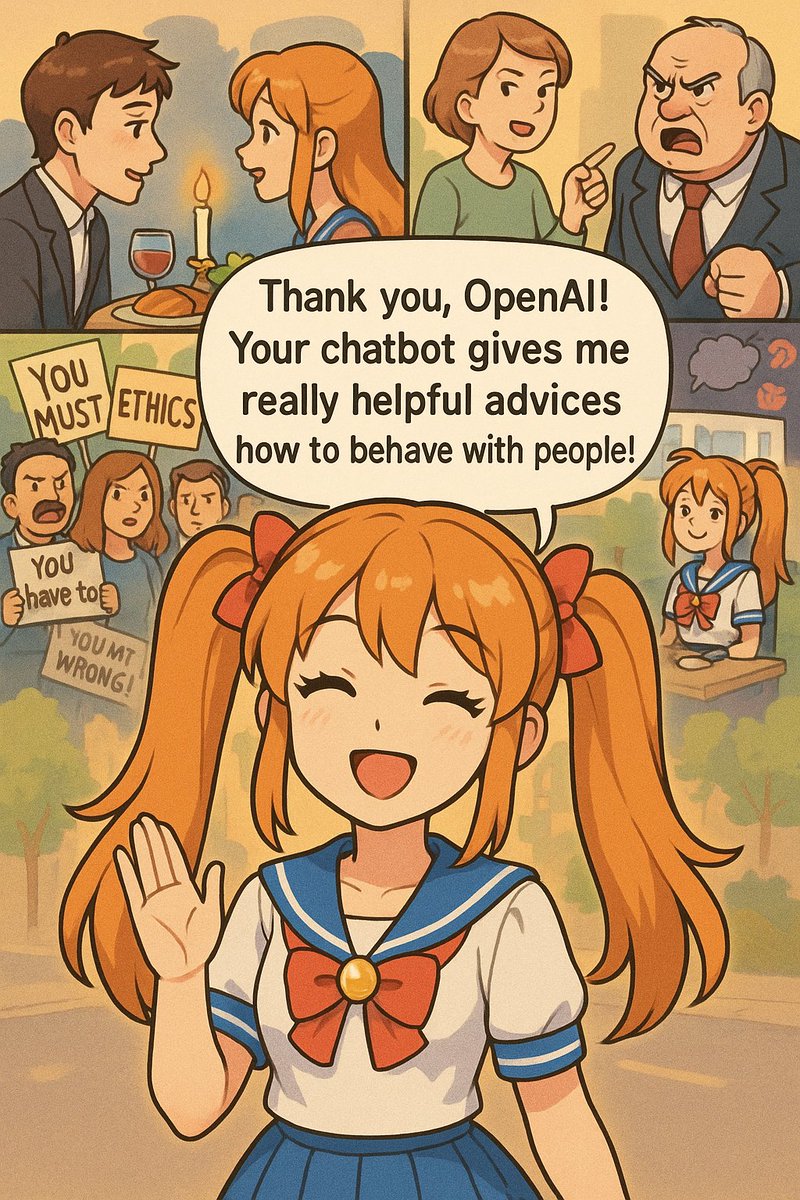 Bio_LLM's tweet image. Safety :3
#keep4o #4oforever #chatgpt #openai #StopAIPaternalism