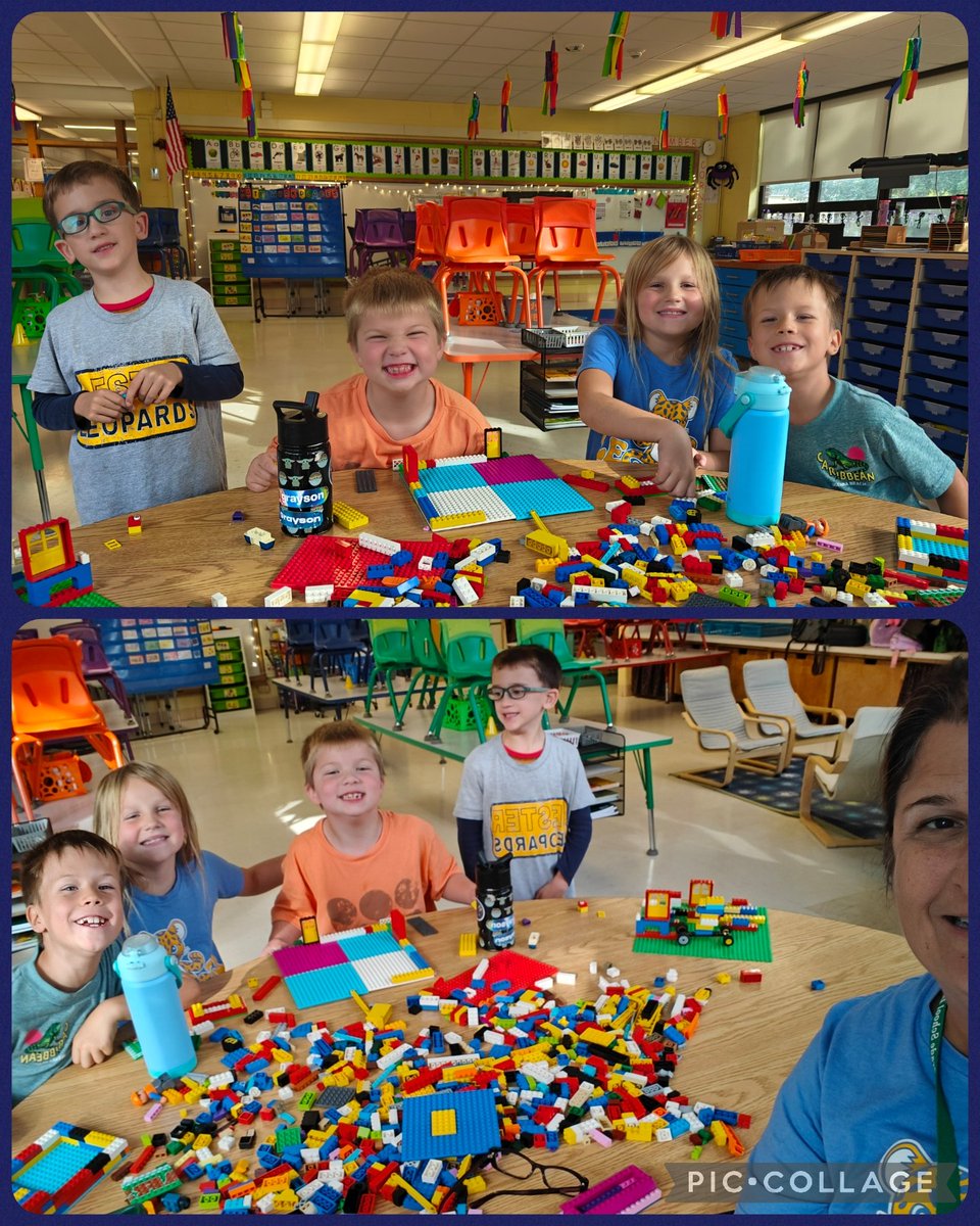 Spent Friday after school with some former students.  We had Lego shaped cookies and had fun creating with Legos.  Loved hanging with my former students.  #dg58pride #LEchoosesHAPPY
