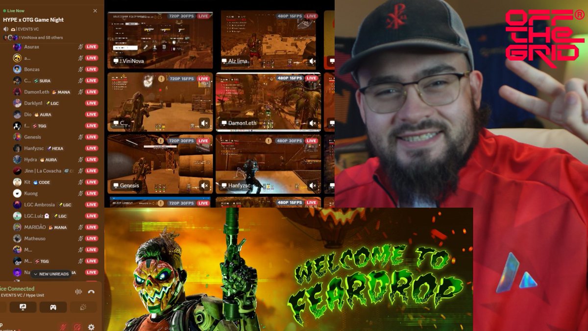 The new @PlayOffTheGrid update is lit! 🦾

The <a href="/HypeUnit/">Hype Unit</a> Community is loving OTG Game Nights ⚡️

OTG Ambassador 🔺 | #1 Web3 Game 🎮 | Crypto Gaming FTW ⛓️