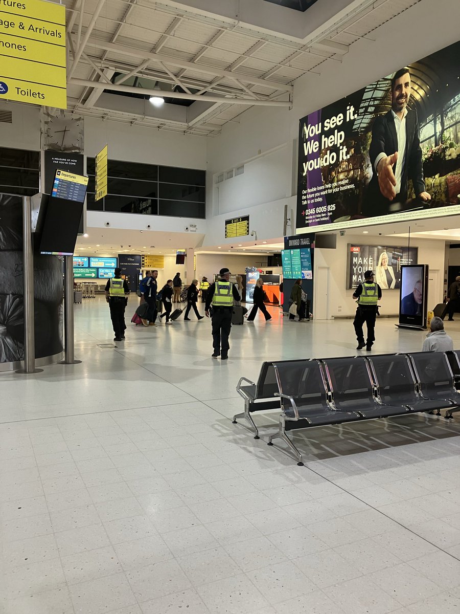Our teams have been deploying in <a href="/BELFASTCITY_AIR/">Belfast City Airport</a> today conducting #ProjectServator deployments, they are specially trained and use various tactics and resources, both see and unseen. If you see something suspicious, tell us. #Belfast #Police