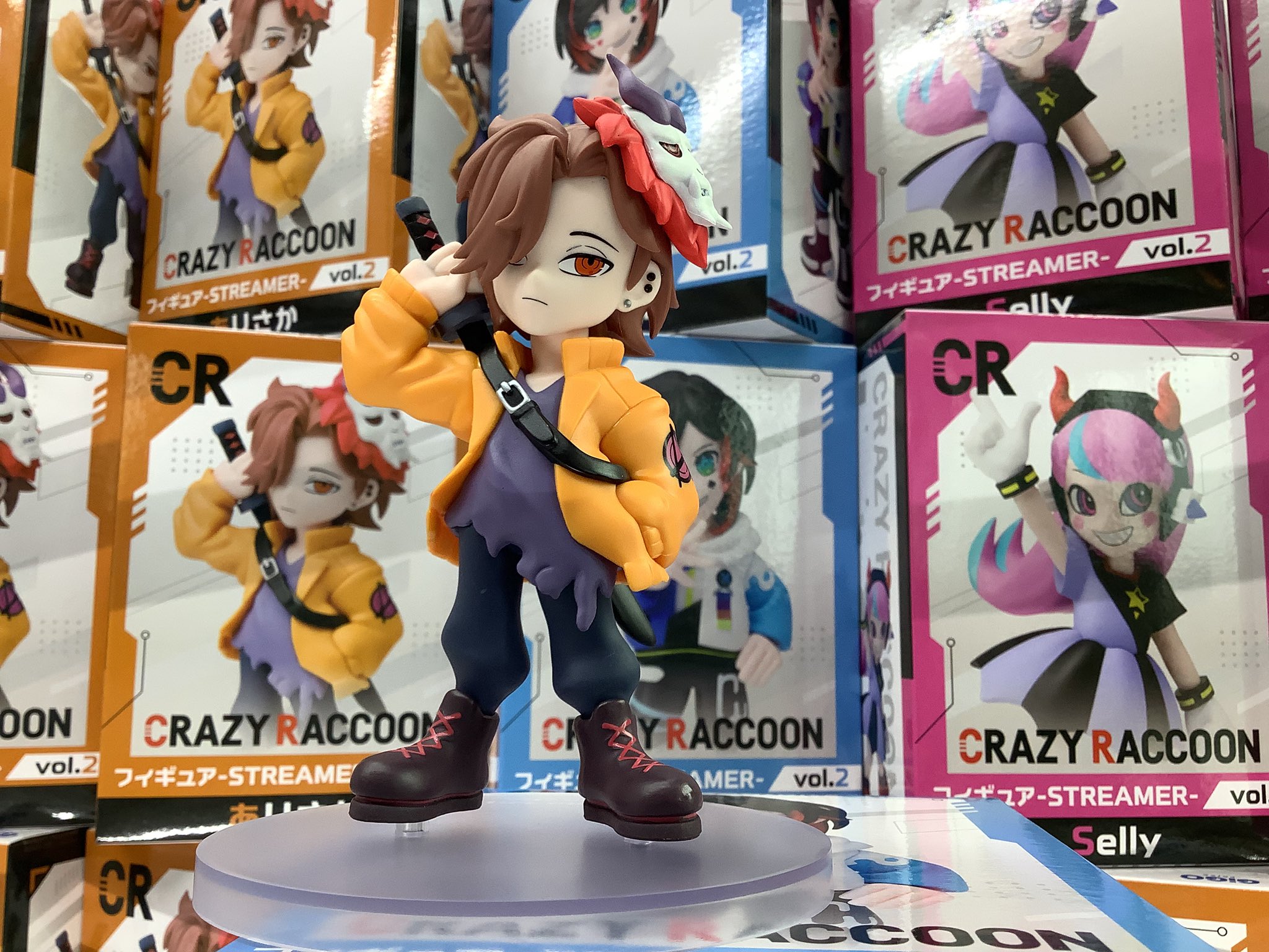 CRAZY RACCOON フィギュアアーストリーマー vol.2 3体セット CRAZY RACCOON フィギュアアーストリーマー vol.2 3体セット
