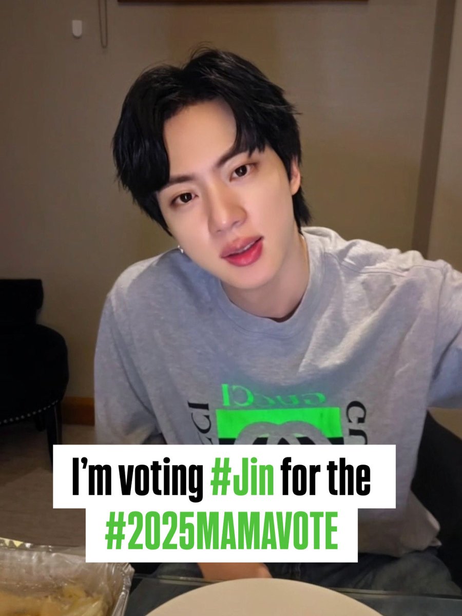 JinBase_'s tweet image. Good Morning! ☀️
Dont forget to daily post with the tags, also reposting each other.
I’m voting #Jin for the #2025MAMAVOTE
