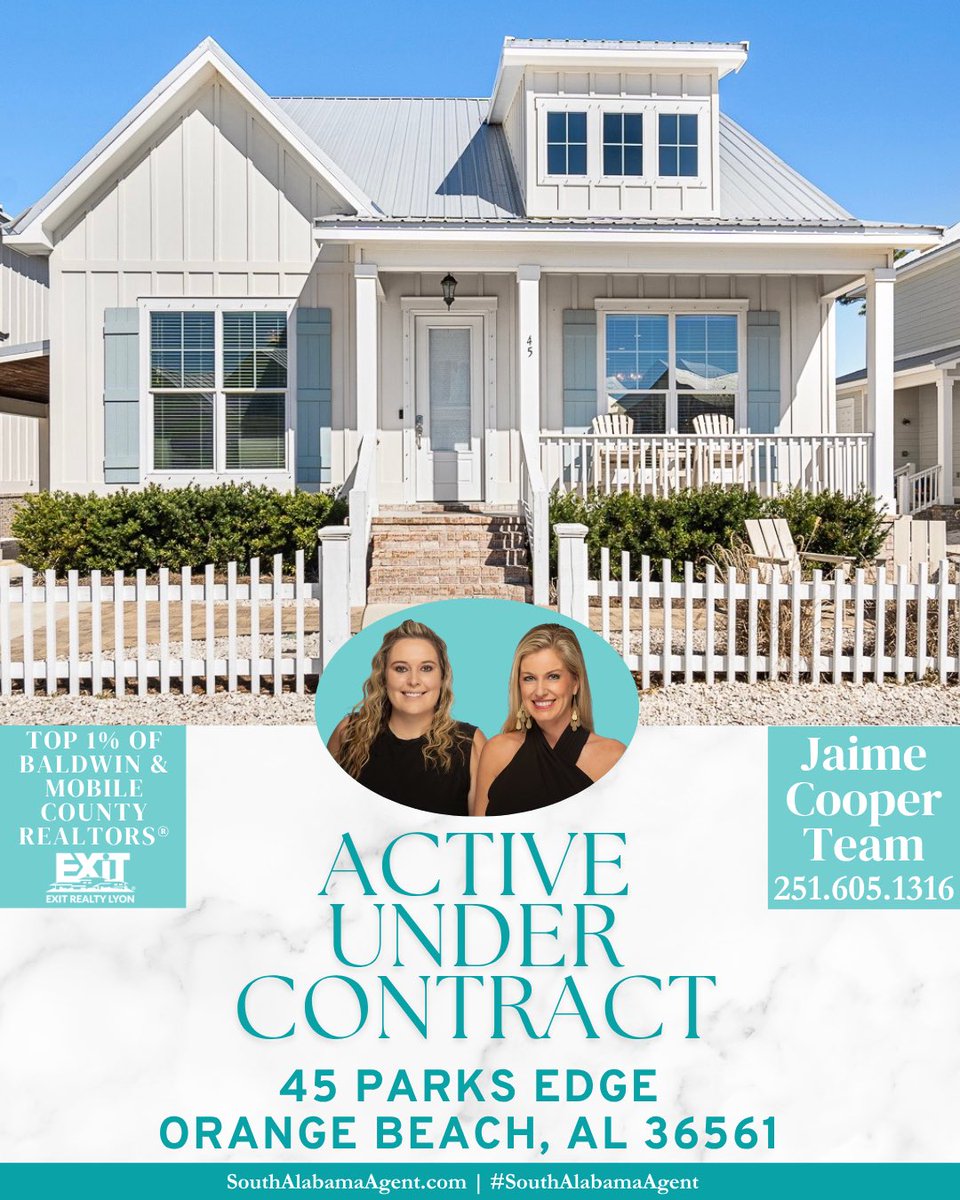 JaimeLyonCooper's tweet photo. Excited for our clients whose Orange Beach house is active under contract!๐
Jaime Cooper Team ๐ฒ251.605.1316 #Realtor #SouthAlabamaAgent #BaldwinCounty #ListWithJaime #BuyWithJaime #JaimeCooperTeam #realestate #orangebeach #orangebeachalabama #activeundercontract https://t.co/baUn0N9BOA