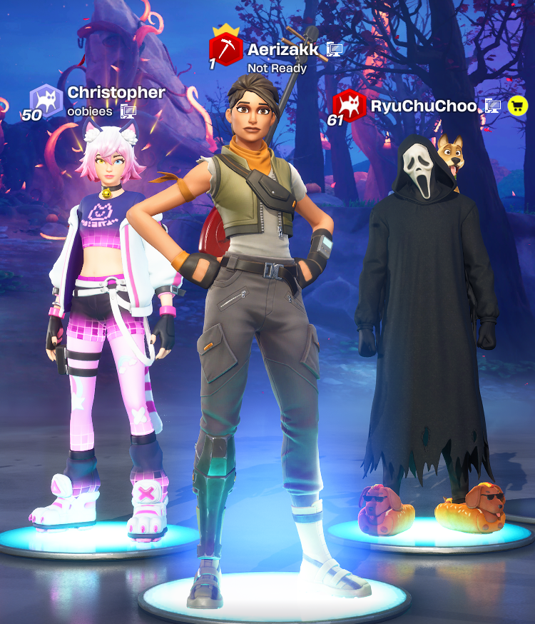 flexing the drip on foirt nite righht nwo