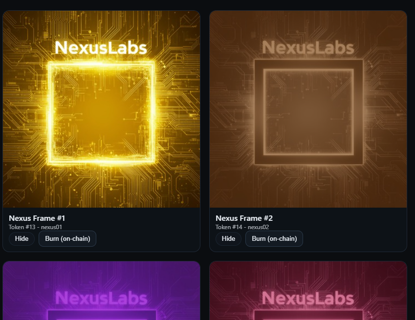 Quest_Hunter1's tweet image. Testing the NEXUSGRAM WebApp 🧠✨
Connected my Bitget wallet, tried minting the Access Pass and explored the NFT Shop — interface runs smooth!
Excited to see how this early version evolves.
@NexusLabs @danielmariq @briwhoze @MAXI_Billion @OxBATTLE #NexusTestnet #NodeRunners