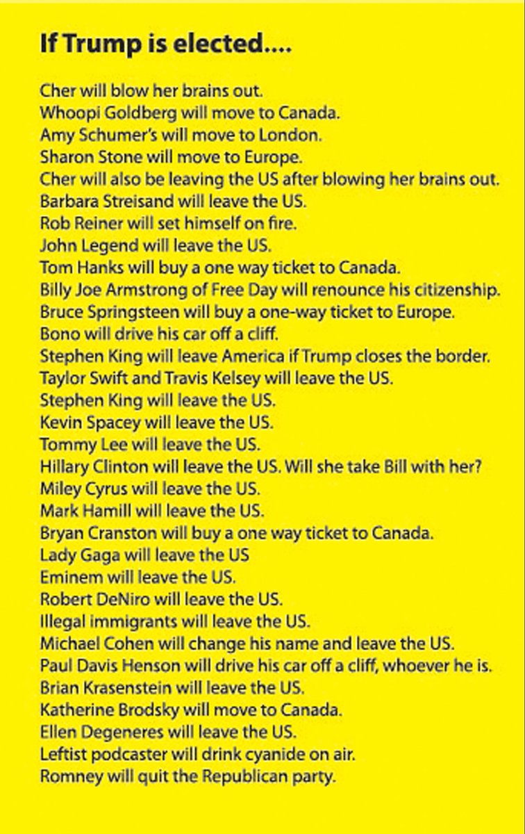 SmileyCup1's tweet image. I thought Legend was leaving the US if Trump won!