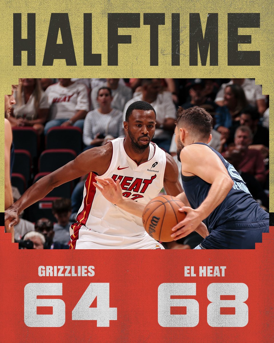 At the half 