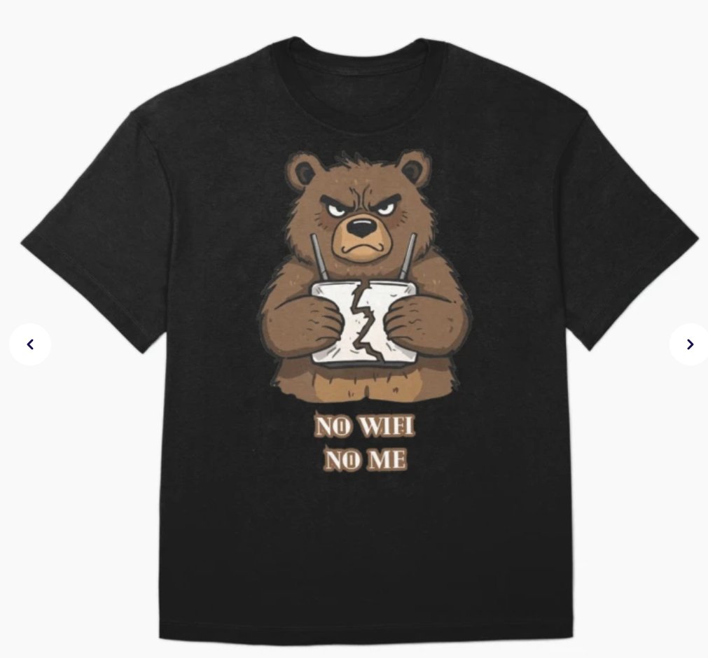 MotivSpire9892's tweet image. If buffering is your biggest enemy, this shirt’s your armor. LIMITED SALE right now.
#InternetAddict #FunnyTee #BearLover
 redbubble.com/shop/ap/174411…