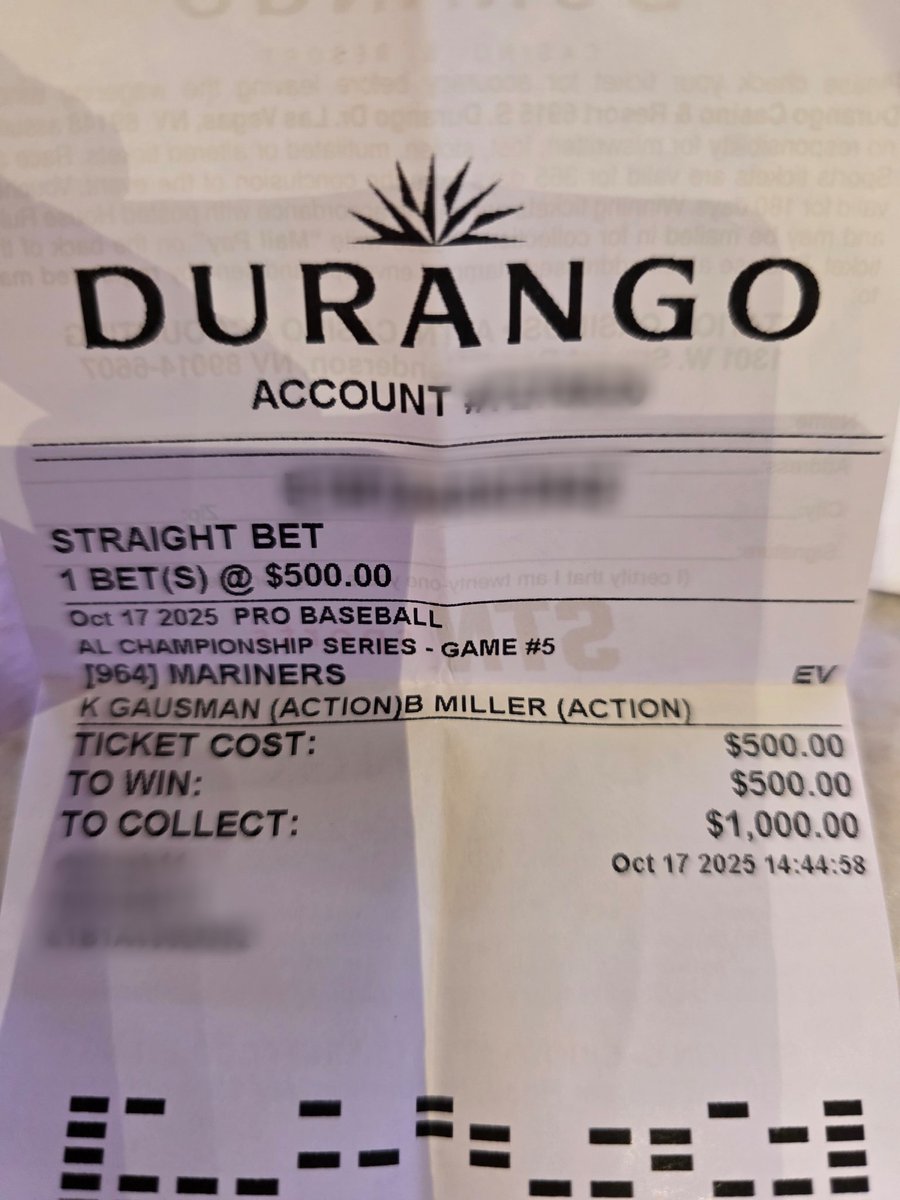 Dont EVER put Dumper &amp; Co even money again unless you really trying to buy me dinner.