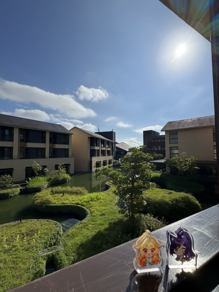 Catarotime's tweet image. 帶青梅粗企玩
好山好水但是也好熱🌞

忘記帶到哪咪跟米花了😔
還好包包裡面一直放著飯友