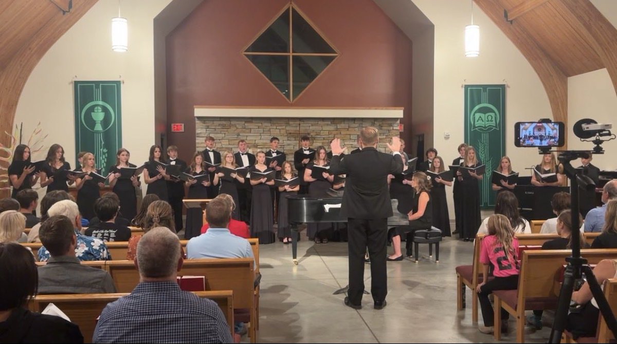 Yesterday ADM Singers choir had their first concert at Grace Lutheran Church. ADM Sings—6-12th grade choirs and general music concert—is on Monday in the High School Gym at 7:00pm.