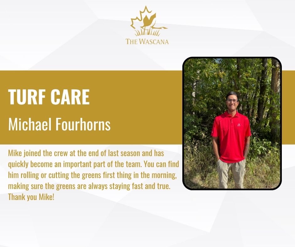 Congratulations to our September Wascana Superstars! 

⭐️ Chloe Sieben - F &amp; B Front of House
⭐️ Larry Cuello - F &amp; B Back of House
⭐️ McKay Bien - Golf Operations
⭐️ Michael Fourhorns - Turf Care

Head over to our Facebook page to read more! 

#TheWascana #WascanaSuperstars
