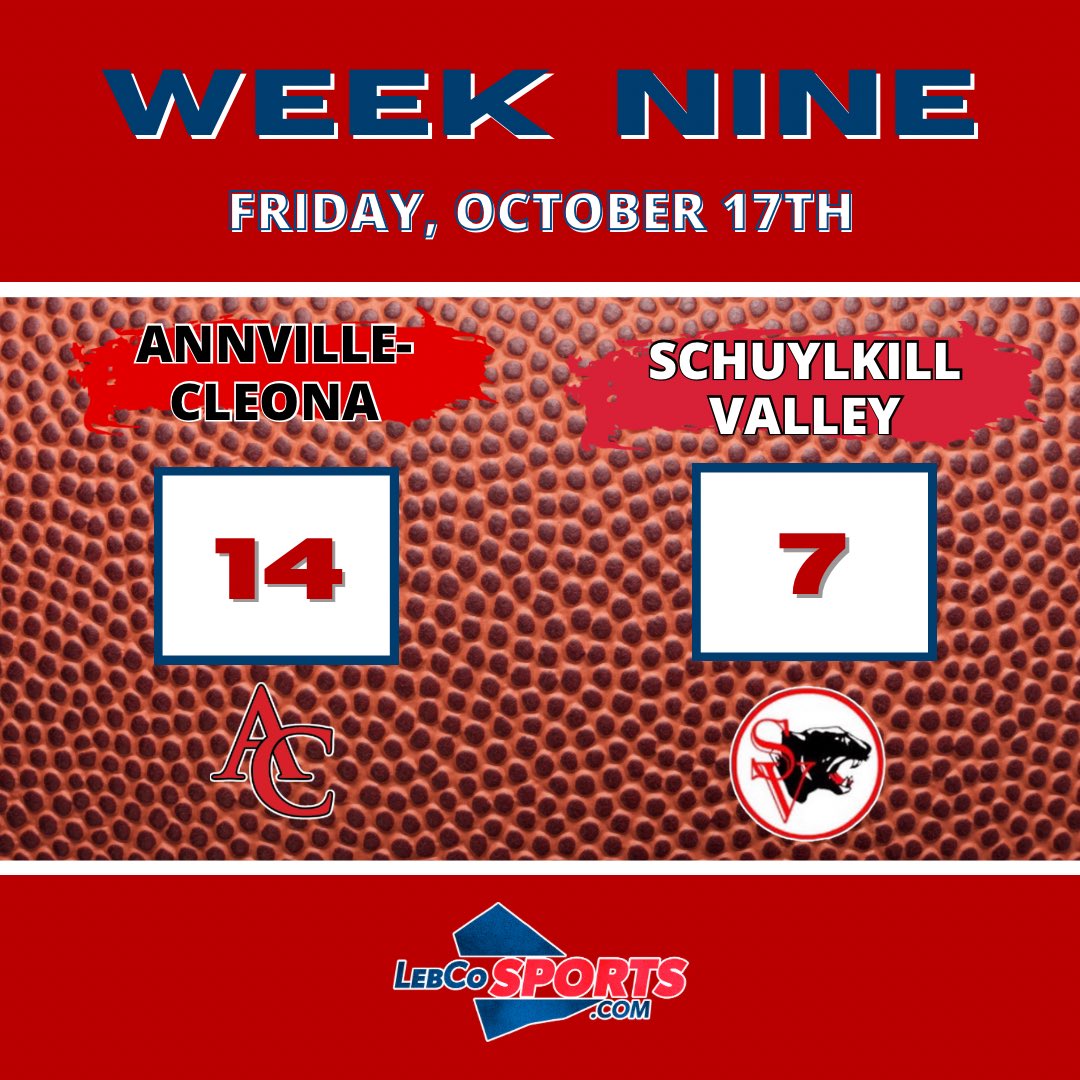 🏈 Annville-Cleona is 8-1! 🏈