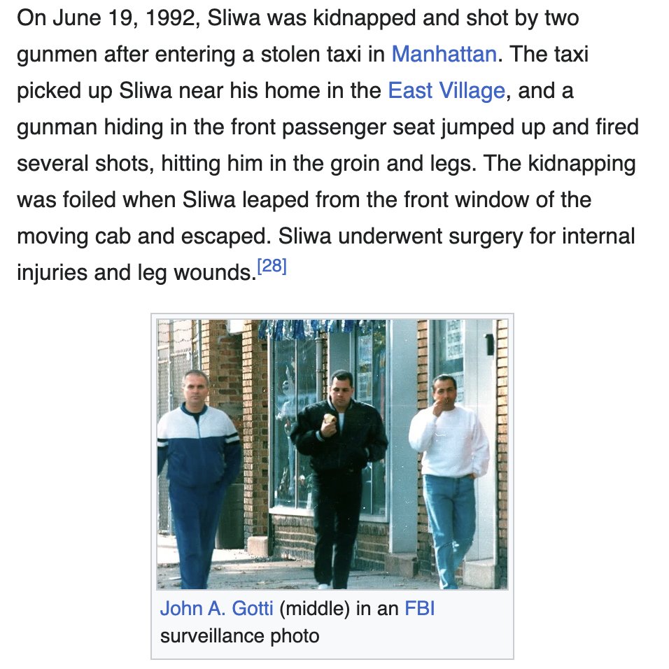 Curtis Sliwa, the republican for nyc mayor, has one of the most insane wikipedia pages i have ever read, wall-to-wall bananas