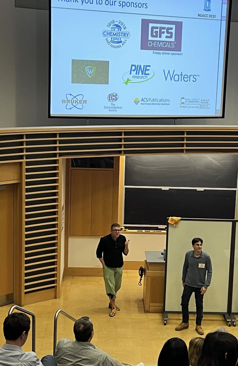 BakerLabMS's tweet image. A huge round of applause is deserved for Dr. Matt Lockett who did such an amazing job organizing #MUACC25 at UNC! 👏🏻🩵 The last two days were filled with wonderful talks, posters, and discussions! Thank you Matt for all your hard work, &amp;amp; thank you to everyone who participated!