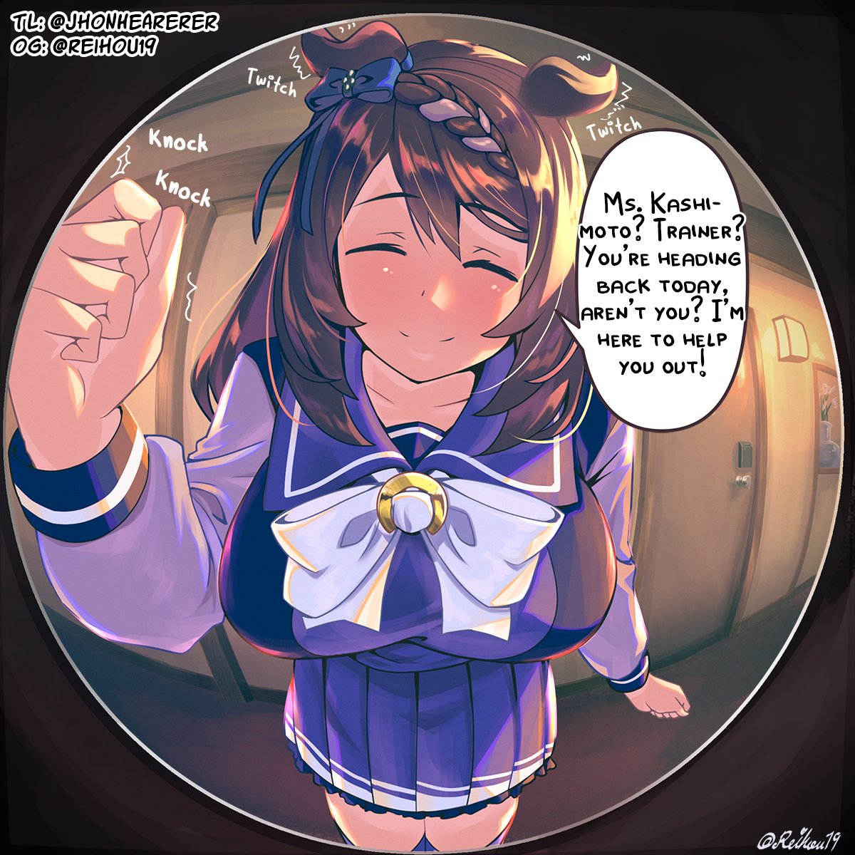 JhonHearerer's tweet image. Creek... it's a misunderstanding!

#UmaTranslations #UmaMusume