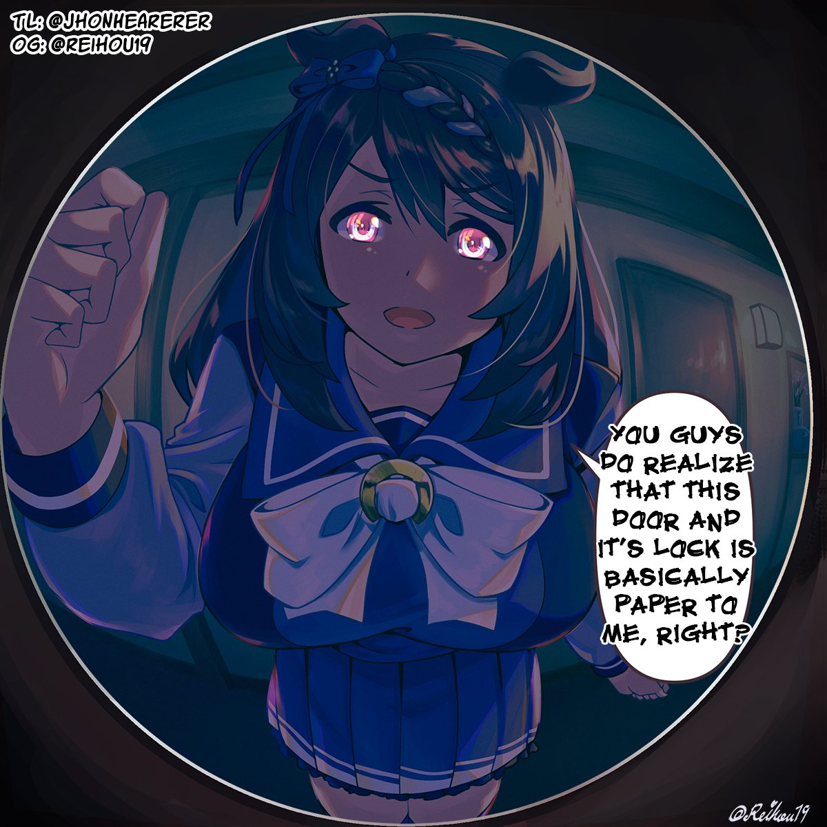 JhonHearerer's tweet image. Creek... it's a misunderstanding!

#UmaTranslations #UmaMusume