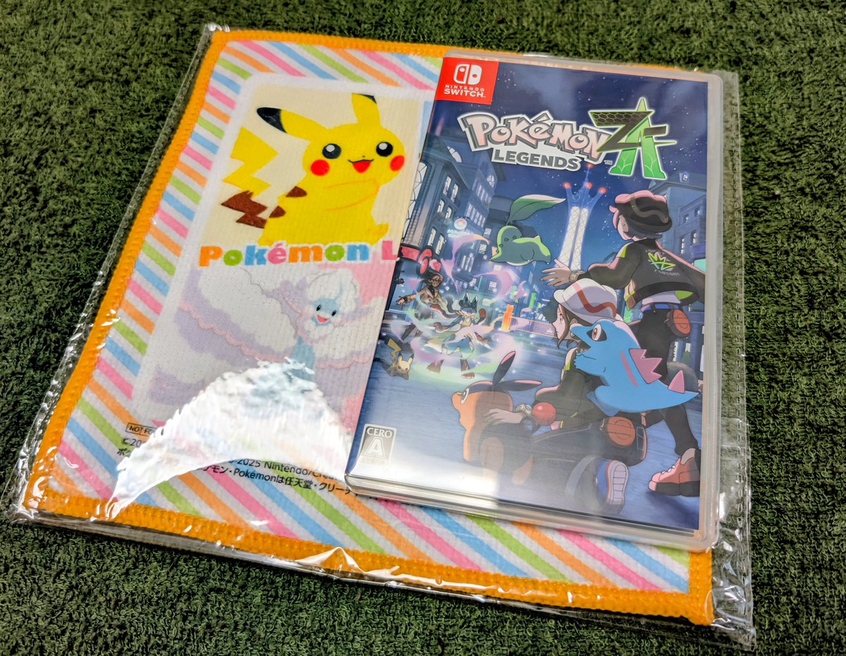 卓球しばらく出来ないのでポケモンZA買った( ˊᵕˋ*)⭐
サイドン絶対仲間にするぞ！！！
