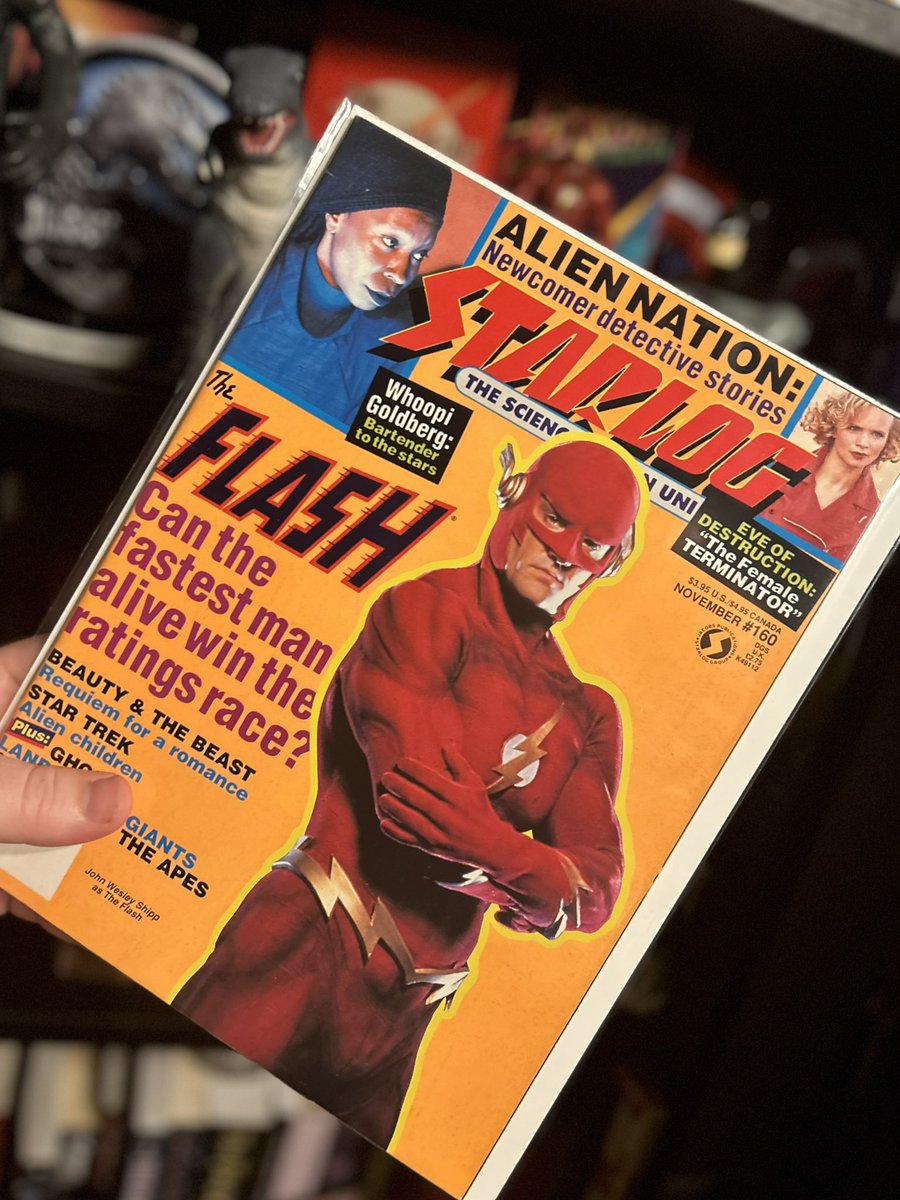 Finally picked up this 1990 Starlog featuring #TheFlash to add to my #Flash90 collection!⚡️