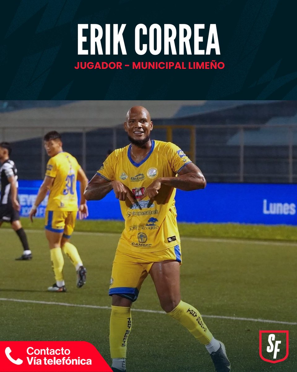 ¡LLAMADA CON ERIK CORREA! 📲

El atacante colombiano de Limeño, Erik Correo, está en nuestro streaming para hablar sobre la actualidad del equipo de Limeño. ⚽️🔥

🔴 Estamos EN VIVO:

YouTube: acortar.link/ilTZxn
Facebook: acortar.link/J3RQfZ
Canal de WhatsApp:
