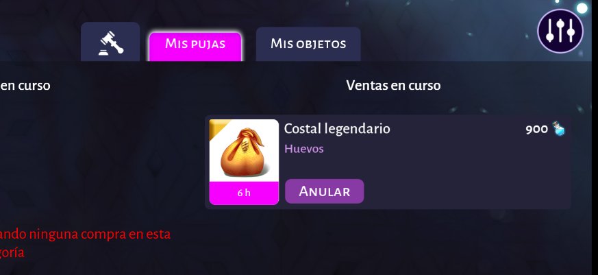 ESTOY VENDIENDO UN COSTAL LEGENDARIO EN ELDARYA A 900 CROCANTES MAANAS !! si tienen y pueden comprarlo se los agradecería mucho ;) muakk &lt;3