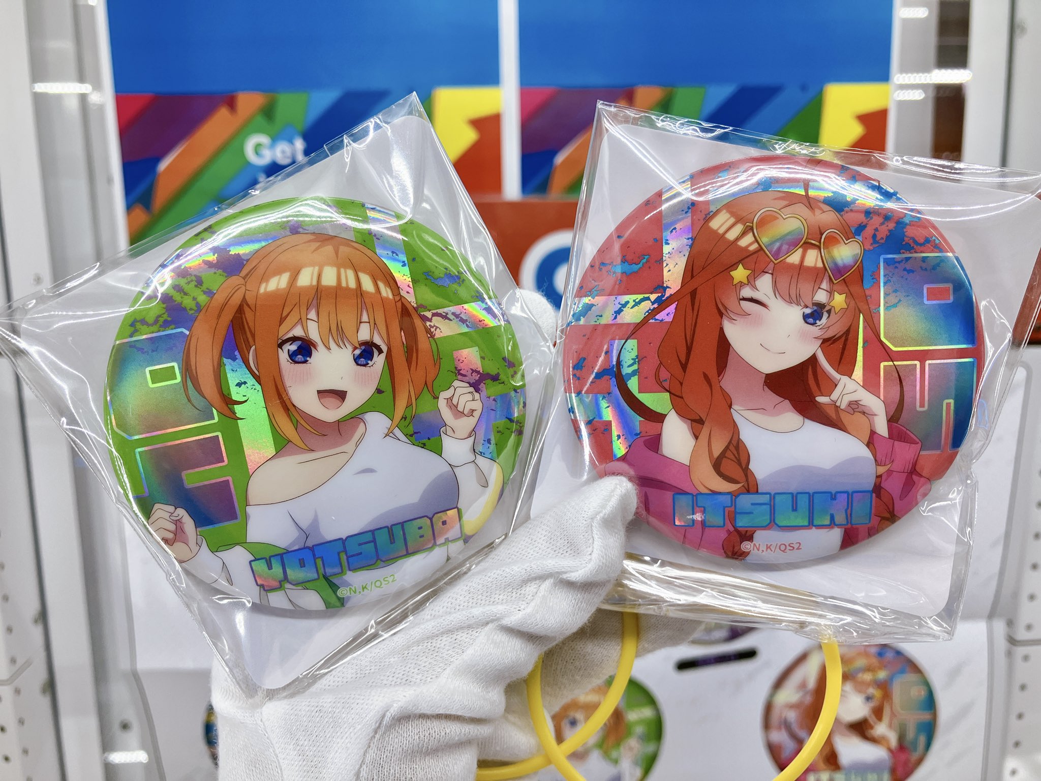 五等分の花嫁＊ ビッグ缶バッストリートパーカー GiGO 全種セット 五等