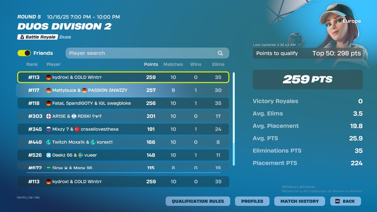 ColdWintrrr's tweet image. Next Week Qual...