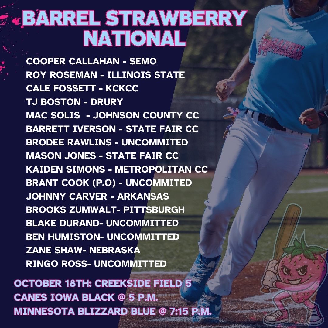 Roster and schedule for this weekend with <a href="/PlayAboveAvg/">Play Above Average</a>