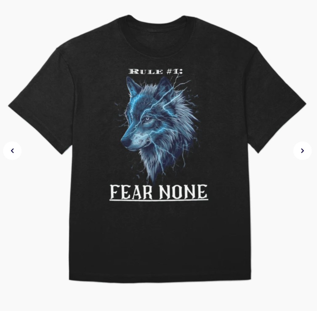 MotivSpire9892's tweet image. Fear NONE — bold, intense, and perfect for strong personalities. SALE ON TODAY.
#WolfIllustration #PowerDesign #MotivationalArt
 redbubble.com/shop/ap/174692…