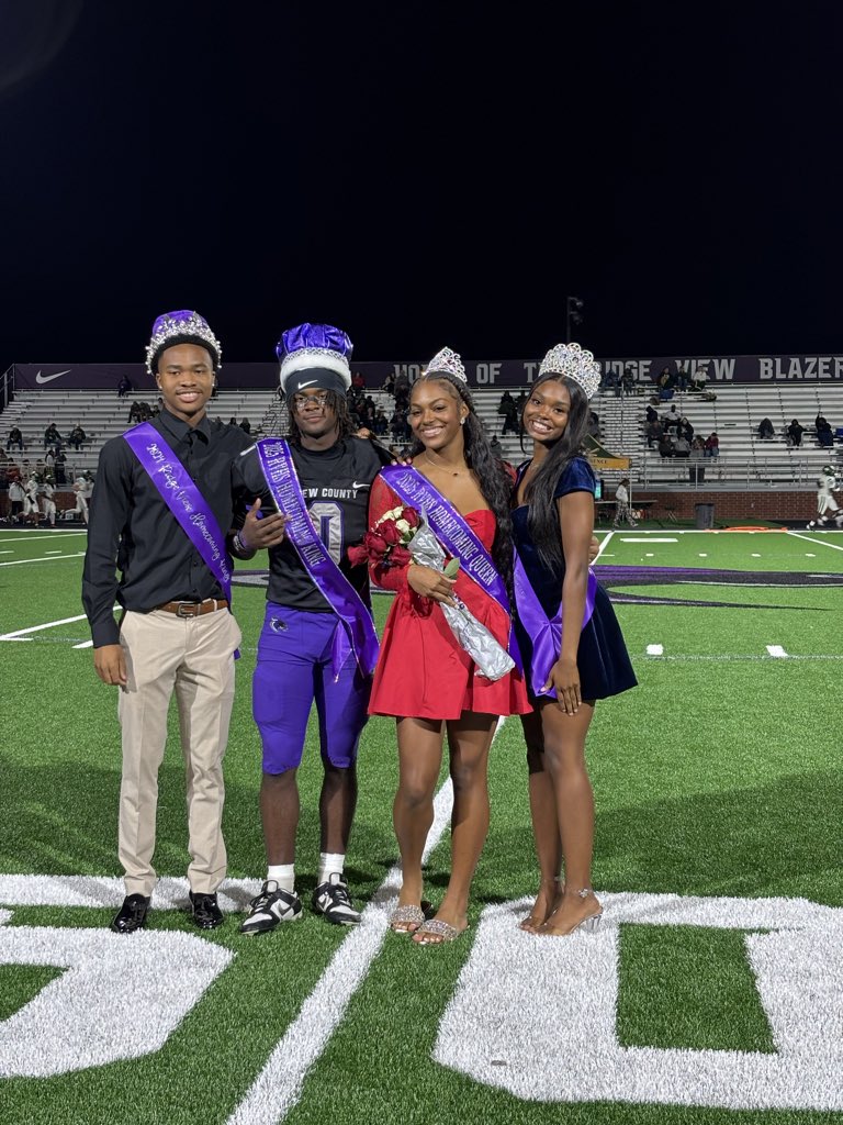 rvhs's tweet image. 👑 Congratulations to our 2025 Homecoming Royalty! 💜🩶

King – Omari Johnson
Queen – Alahna Valentine
Prince – Jaydon Sanders
Princess – Mallory Seymore
1st Runner-Up – Zakiyah Clayborne
2nd Runner-Up – Zamariya Jones

#RVHSHomecoming25 #BlazerPride #BlazerVerse