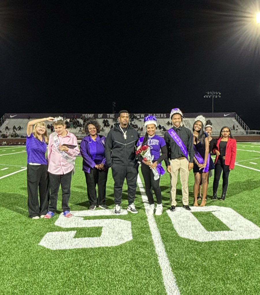 👑 Congratulations to our 2025 Homecoming Royalty! 💜🩶

King – Omari Johnson
Queen – Alahna Valentine
Prince – Jaydon Sanders
Princess – Mallory Seymore
1st Runner-Up – Zakiyah Clayborne
2nd Runner-Up – Zamariya Jones

#RVHSHomecoming25 #BlazerPride #BlazerVerse