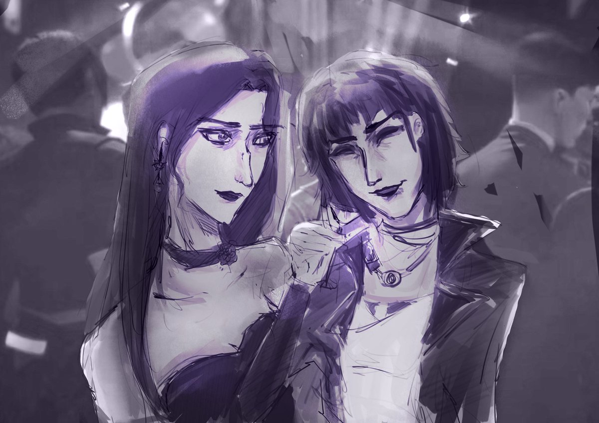Re7777Re's tweet photo. I keep thinking about what would happen if Caitlyn time-traveled in episode 7. First, we know that before the explosion happened, Caitlyn was following Jayce, so she would also witness the scene of Powder holding Vi while crying in agony. https://t.co/hYJZRsTMNc