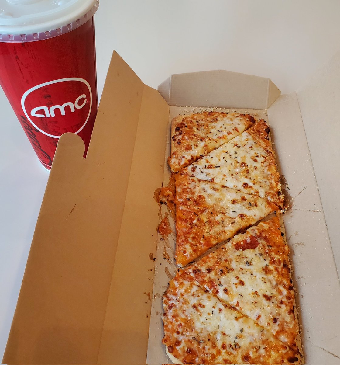 It's a good business move.  I see people taking advantage of it, but I chose  the AMC Flatbread🍕.