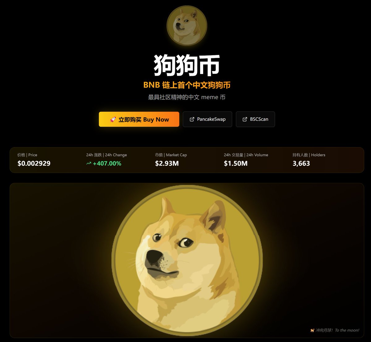 狗狗币：每天都在涨，持有人继续增加

去中心化预测市场即将推出

目前市值仍处于低位

#doge #狗狗币