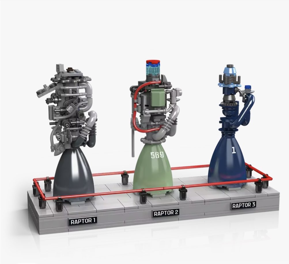 I am buying this fake Lego of SpaceX raptor engine.