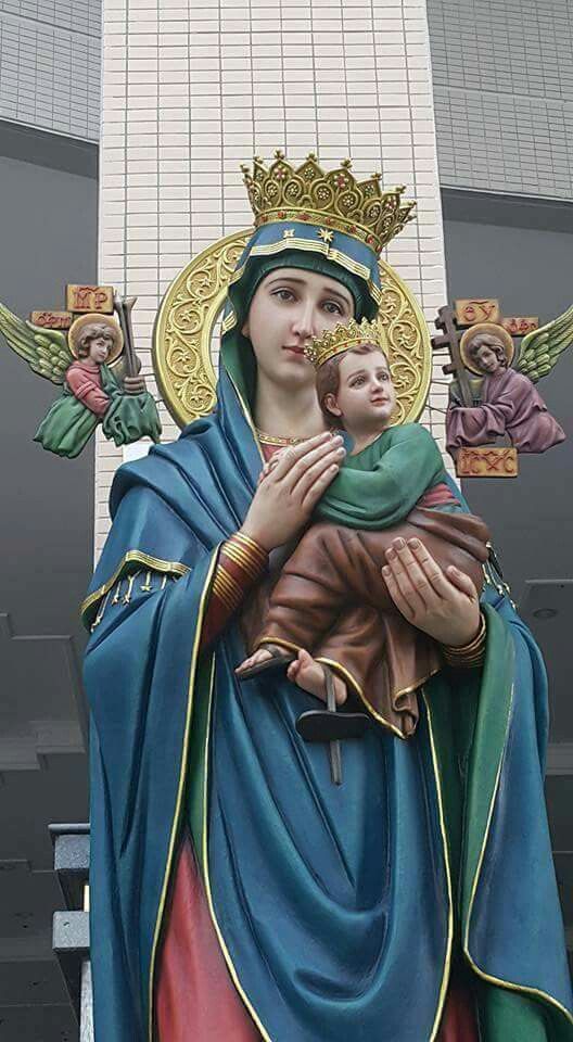 JustAdaugoijele's tweet photo. O Mother of Perpetual Help, grant that I may ever invoke thy most powerful name, which is the safeguard of the living and the salvation of the dying. O purest Mary, O sweetest Mary, let thy name henceforth be ever on my lips. Delay not, O Blessed Lady, to help me, whenever I call on thee; for, in all my temptations, in all my needs, I shall never cease to call on thee, ever repeating thy sacred name, Mary, Mary.