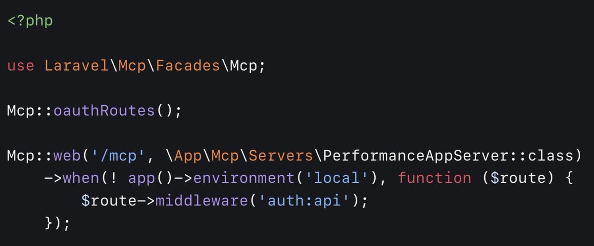 _zacksmash's tweet image. I think @laravelphp mcp has it beat. And it’s not close.