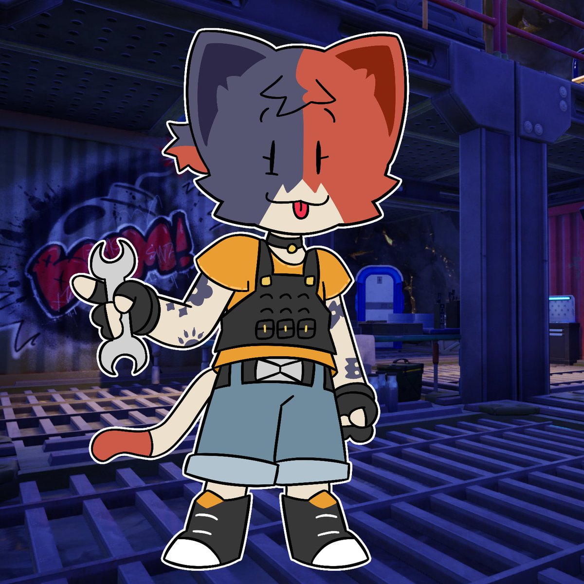 Cate Meowdy redraw! #Fortnite #FortniteArt #CateMeowdy