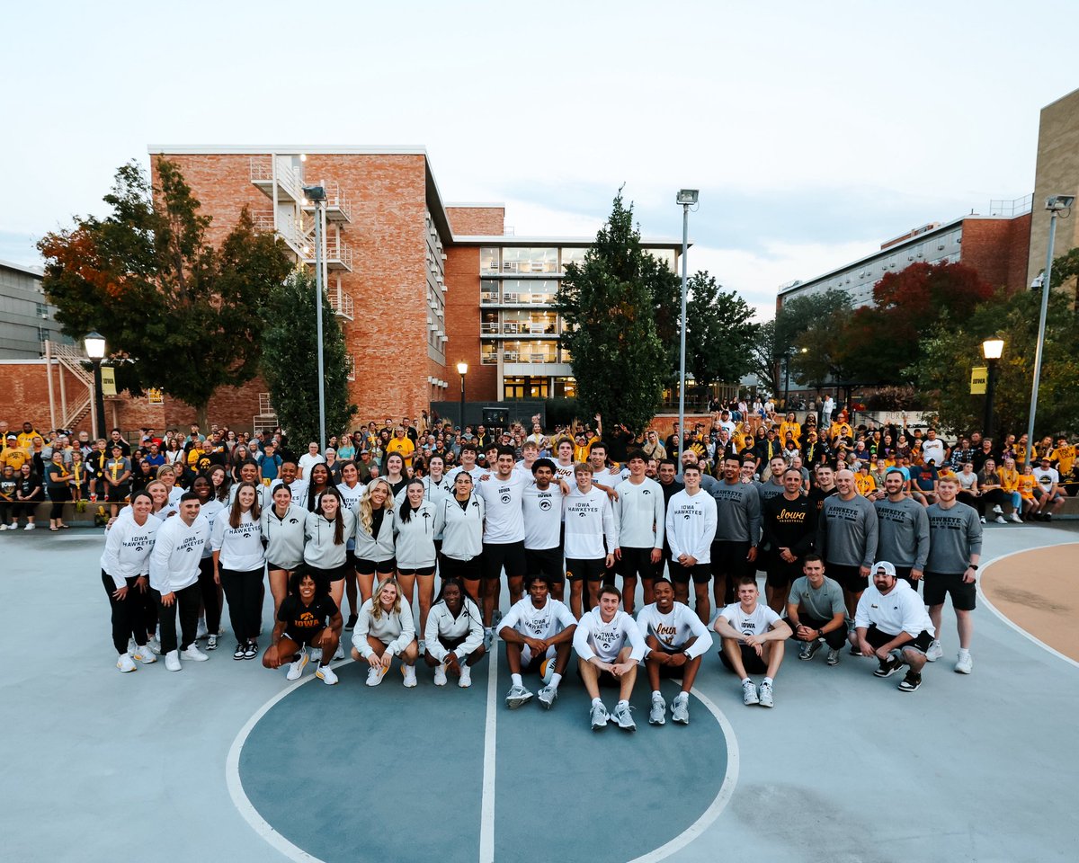 See y’all in Carver-Hawkeye Arena very soon. 🤭