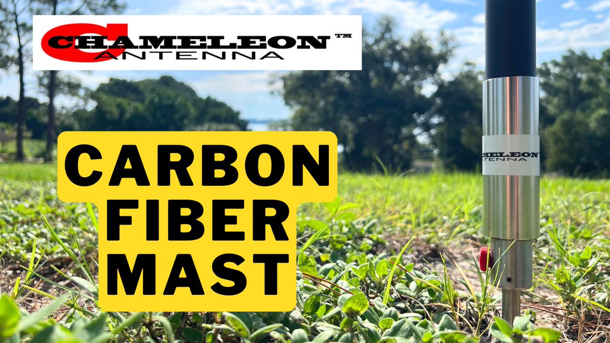 A 3/8 X 24 based carbon fiber antenna mast? No way!
youtu.be/_lBwfjj-Uxw