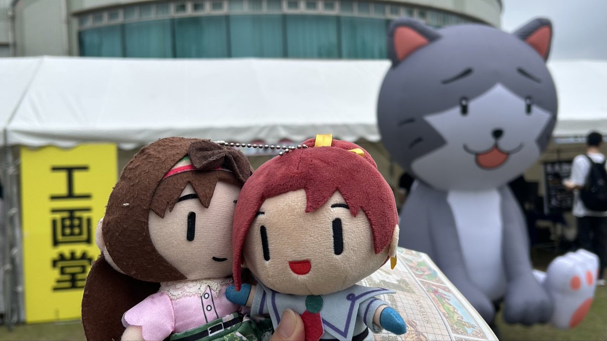 ぜんため始まりました〜！

ファルコムさんから、
みっしぃに来てもらってます！

黄色の看板の裏側も、
ぜひ見てみてください♪

#90番の旅