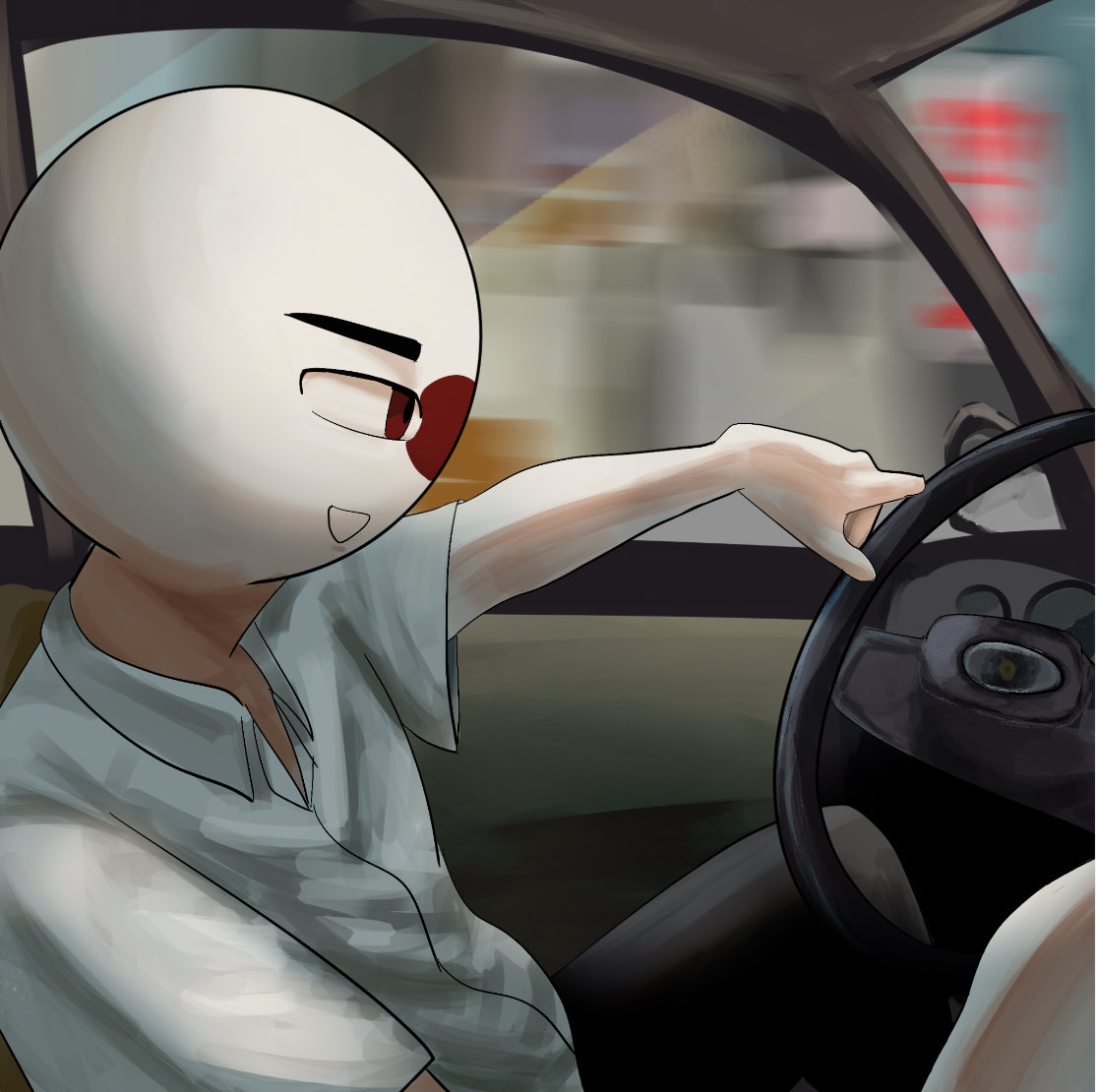 神風タクシー（📈）
#Countryhumans