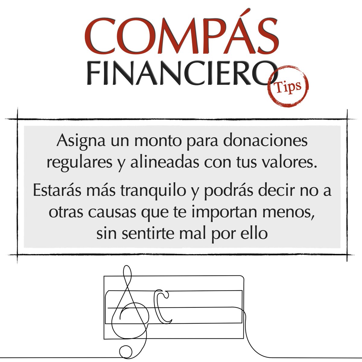 CompasFinancier's tweet image. 📌 Asignar un monto fijo para donar —alineado con tus valores— te permite ayudar con intención, proteger tu presupuesto y decir “no” sin culpa.

💡 Dar también es parte de vivir con #serenidadfinanciera.

#CompásFinanciero #DonacionesInteligentes #FinanzasConPropósito