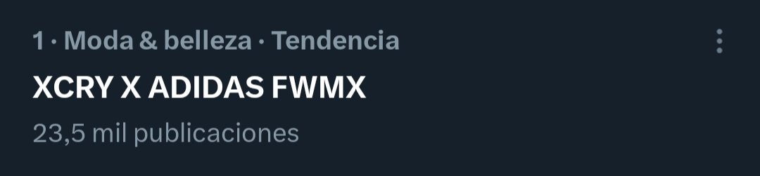 Así andamos por Paraguay
XCRY X ADIDAS FWMX