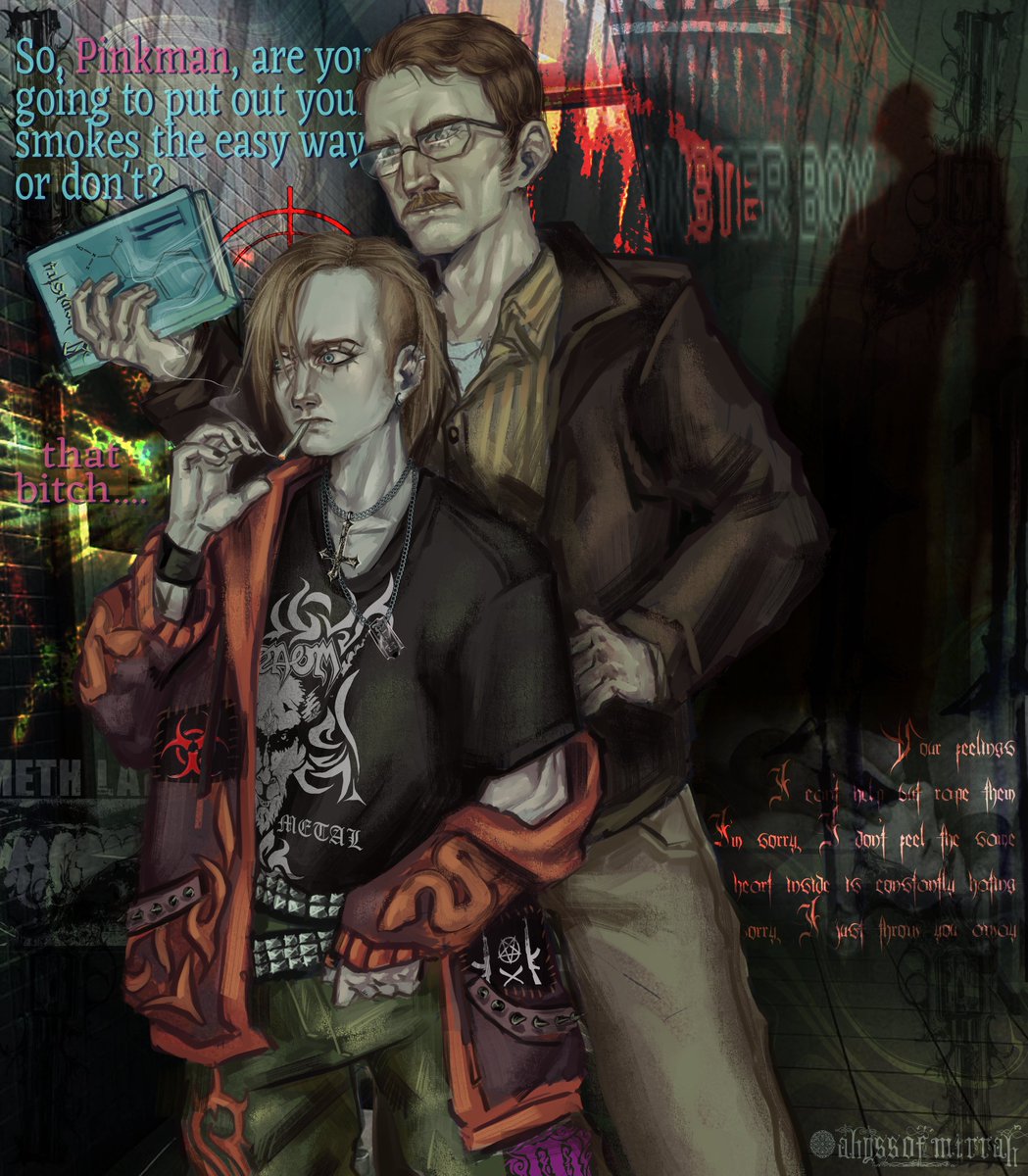 [#art #BreakingBad]
in school toilet

*nightmare dry kill logic starts to play*
*next song thoughtless korn*